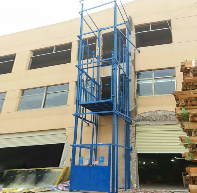 高安建材厂室外物料提升